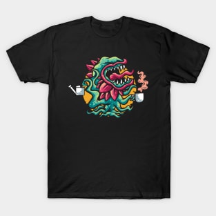 Venus flytrap plant coffee lover apparel Carnivorous plants Flycatcher T-Shirt